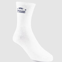 1978 Crew Socks - White & Navy