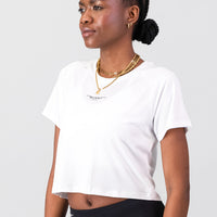 Essential Flow Tee - White