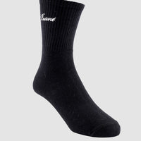 Headline Crew Sock - Black