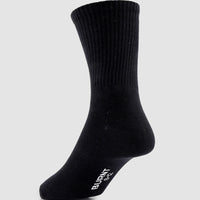 Headline Crew Sock - Black