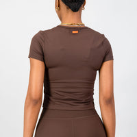 Olivia Fitted Tee - Hazel