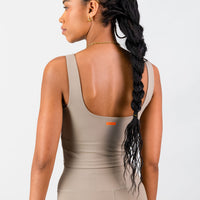 Aria Supportive Tank - Cashew