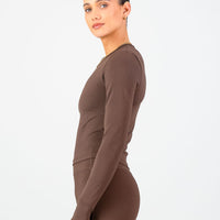 Olivia Fitted Long Sleeve - Hazel