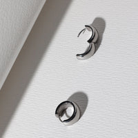 Huggies Earrings - Silver