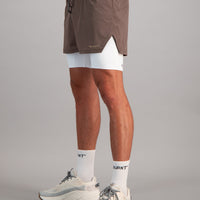 Energy 2-in-1 Short - Brown