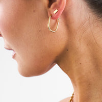 Thin Oval Hoops