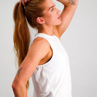 Essential Madison Tank - White